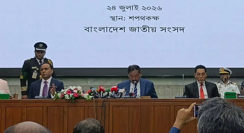 Speaker Wishes Well-being for Outgoing President, Takes Charge as Acting President